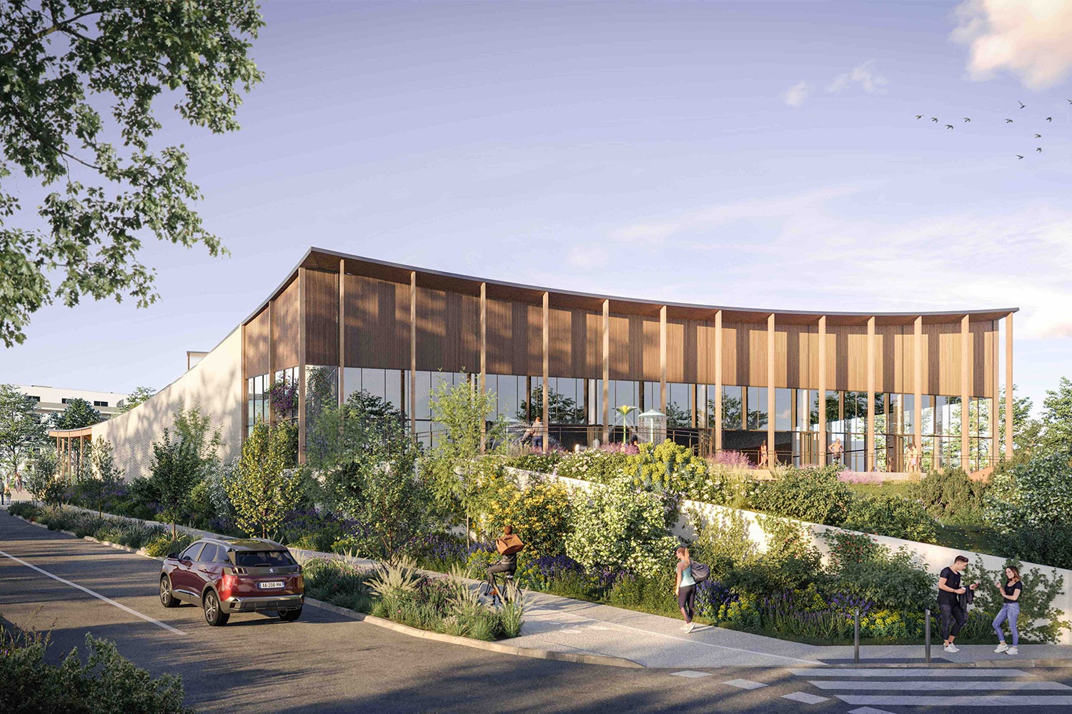 Illustration de la future piscine de Tarnos