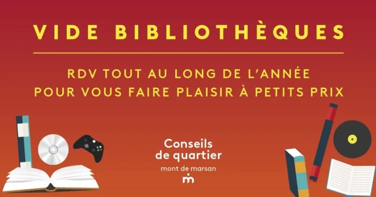 Vide-bibliothèques à Mont-de-Marsan