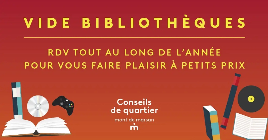 Vide-bibliothèques à Mont-de-Marsan