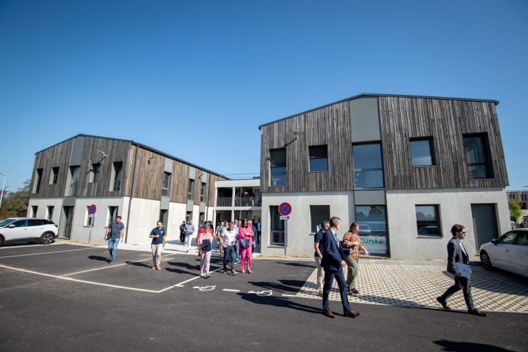 Le bâtiment Agrocampus II, livré en avril et fraîchement inauguré (Crédit : T.Toulemonde | Dpt40).