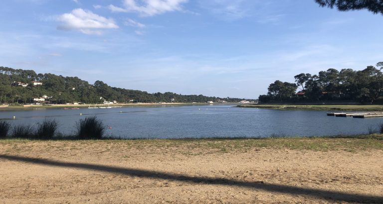 Le fond du lac d'Hossegor