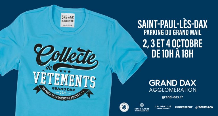 Collecte de vêtements - grand Dax
