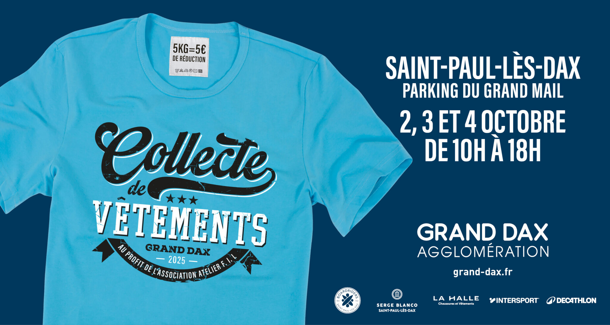 Collecte de vêtements - grand Dax