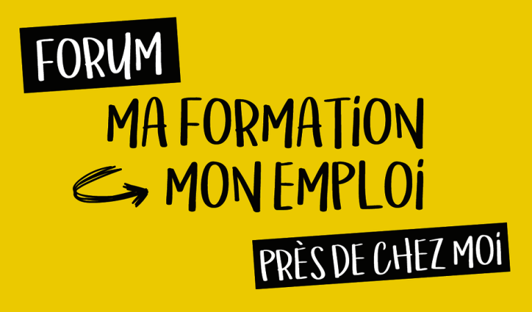Affiche Ma formation mon emploi, forum emploi à Labenne (Landes).
