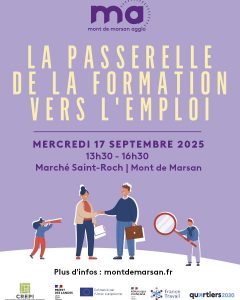 La passerelle de la formation vers l’emploi revient pour sa 6e édition !