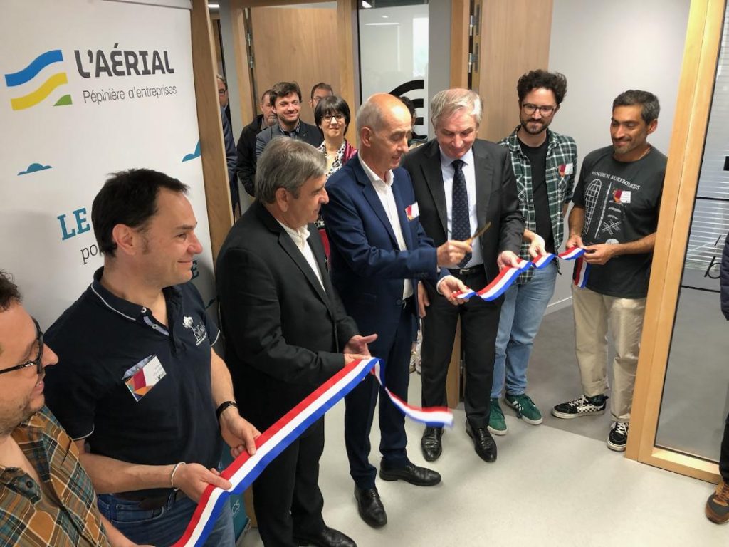 Inauguration de L'Aérial en avril 2024.