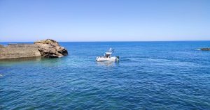 The Collector, navire de ramassage des déchets plastiques flottants à Biarritz.