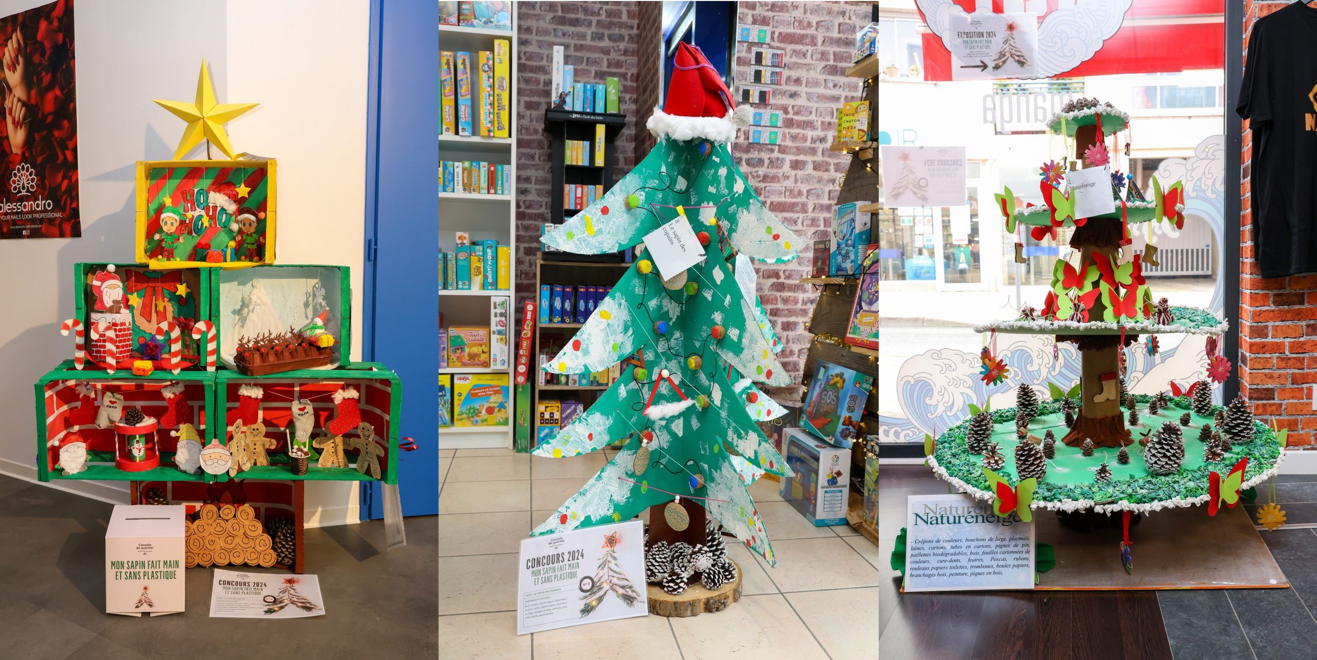 Concours de sapins à Mont-de-Marsan.
